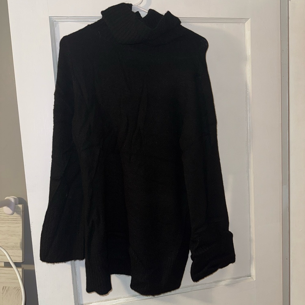 Black Turtleneck Sweater